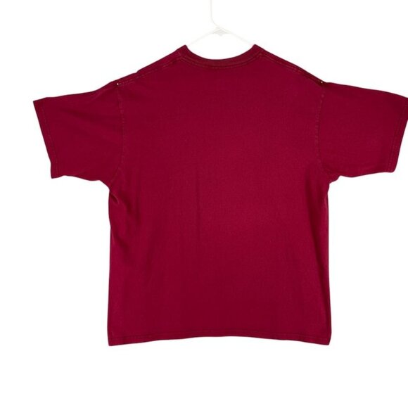 Vintage Washington Redskins T-Shirt XL 75th Anniversary Reebok NFL Football Red - Picture 3 of 6